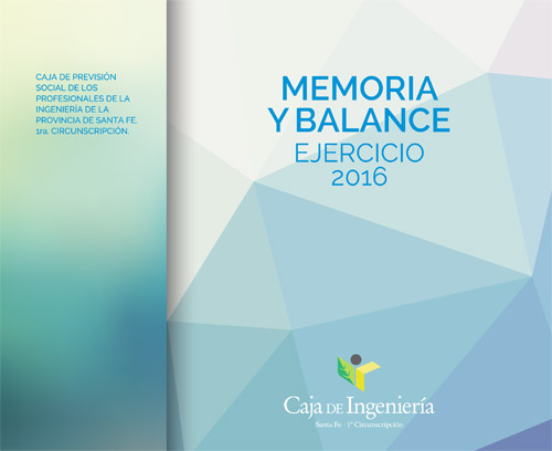Memoria y Balance 2016 - Caja Ingeniería